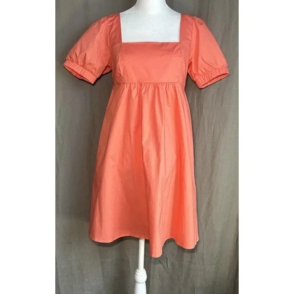 wild fable orange dress Women's Mini Cowl Dress
